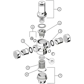 RESIDEO Druckminderer D06F-LF Messing bleifrei, LFA, R 1