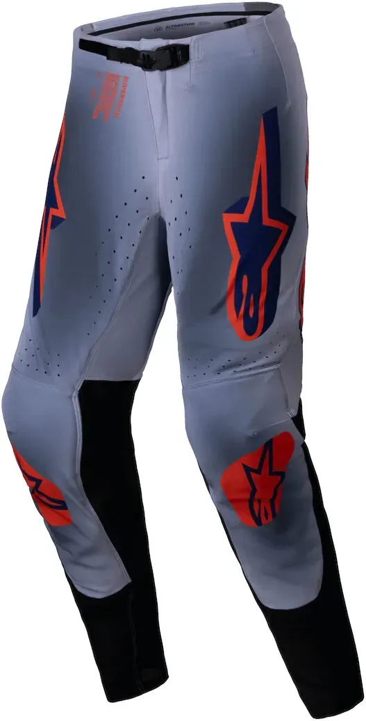 Alpinestars Supertech Lipan Motocross Hose, grau-orange, Größe 32 für Männer