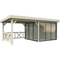 Palmako Gartenhaus Lenna 5,88 x 3,00 m Transparent