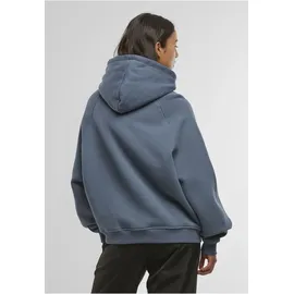 pequs Hoodie Chest Logo faded blau M