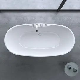 doporro Vicenza Designbadewanne 170 x 80 cm (inkl. Ablaufgarnitur)