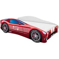 ACMA Kinderbett Autobett Auto Junior mit Lattenrost und Matratze 140x70 160x80 180x80 (160x80, 1)