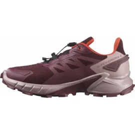 Salomon Supercross 4 GTX Damen Tawny Port/Deauville Mauve/Cherry Tomato 38 2/3