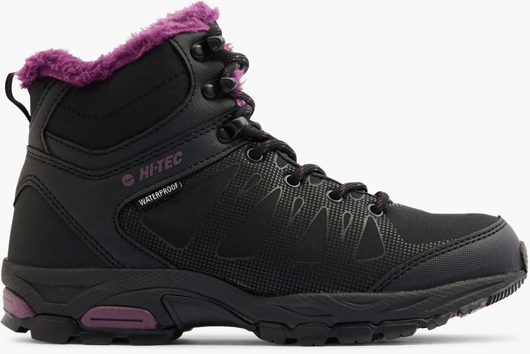 Hi-Tec Raven Insulated Wp W Trekking-Schuh Schwarz, Damen, Größe: 36, Material: Synthetik/Textil - Hi-Tec Raven Insulated Wp W Trekking-Schuh Schwarz, Damen, Größe: 36, Material: Synthetik/Textil - woman - Schwarz