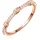 Glanzstücke München Ring aus Sterling Silber mit Zirkonia in roségold | Gr. 54