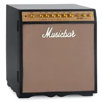 Stagecaptain Barschrank Musicbar 1-St. Schwarz