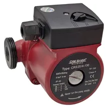 chm 3-Stufige Zirkulationspumpe CRS25/4-130 - Rot