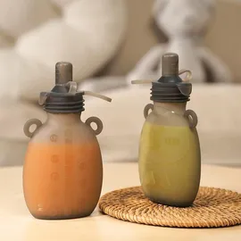 Haakaa 2er - Set Silikon Quetschies, transparent