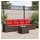 vidaXL 5-teiliges Gartensofa-Set Loungesofa braun