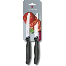 Victorinox Swiss Classic Tomaten-/Tafelmesser 2-tlg. schwarz 