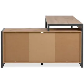 CaliCosy Eckschreibtisch Artisan Eiche / Anthrazit