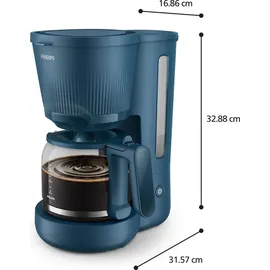 Philips 3000 Series Filterkaffeemaschine HD7411/70 blau