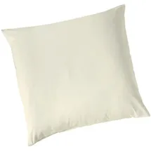 VARIO Kissenbezug Jersey ecru, 40 x 40 cm Dekokissen