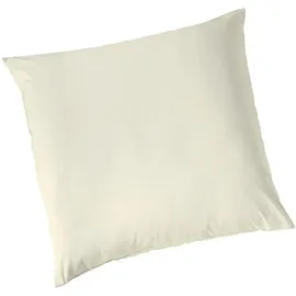 VARIO Kissenbezug Jersey ecru, 40 x 40 cm Dekokissen