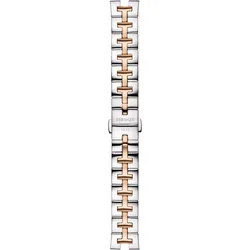 Tissot - Edelstahl T12 Zweifarbiges Uhrenmetallband (grau/rosa), T12 T605033004 - Grey/Rose gold