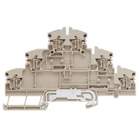 Weidmüller 1131760000 Mehrstockklemme Zugfeder Dunkelbeige 50 St.
