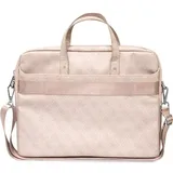 GUESS GUCB15P4TP 16" różowy/ pink Saffiano 4G Triangle Logo (16", Universal), Notebooktasche, Rosa
