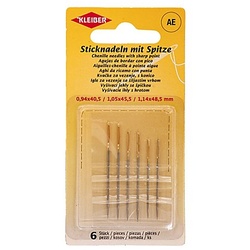 Kleiber Sticknadeln mit Spitze, 6 Stück