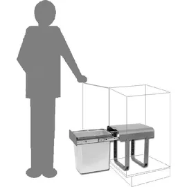 EKOTECH Aladin 16 l Grau-Schwarz