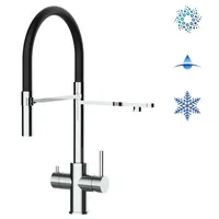 VIZIO 5 Wege Wasserhahn Einhebelmischer Schwarz