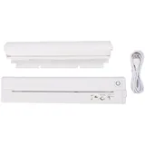 Denash Tragbarer Drucker Unterstützt 8,5 X 11 Zoll Letter, Kabelloser -Thermodrucker für, mit 2000-mAh- und Thermopapierhalterung (White)