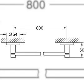 Grohe Essentials Badetuchhalter 40386001