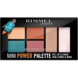 Rimmel London Rimmel Pioneer Mini-Lidschatten-Palette, 4-in-1-Format, ultra-pigmentiert, 004, 7 g, 6,8 g