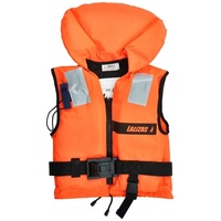 Lalizas Rettungsweste Schwimmweste 15-30kg ISO 12402-4 Feststoffweste 100N orange