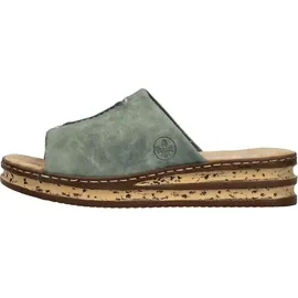 Rieker Pantolette grün in Gr. 36 - Grün - 36