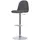 byLIVING Barhocker Casino 41 x 52,5 x 88,5-110 cm Anthrazit