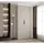 abiks möbel Drehtürenschrank COMO 110 x 245,5 x 40 cm Schwarz