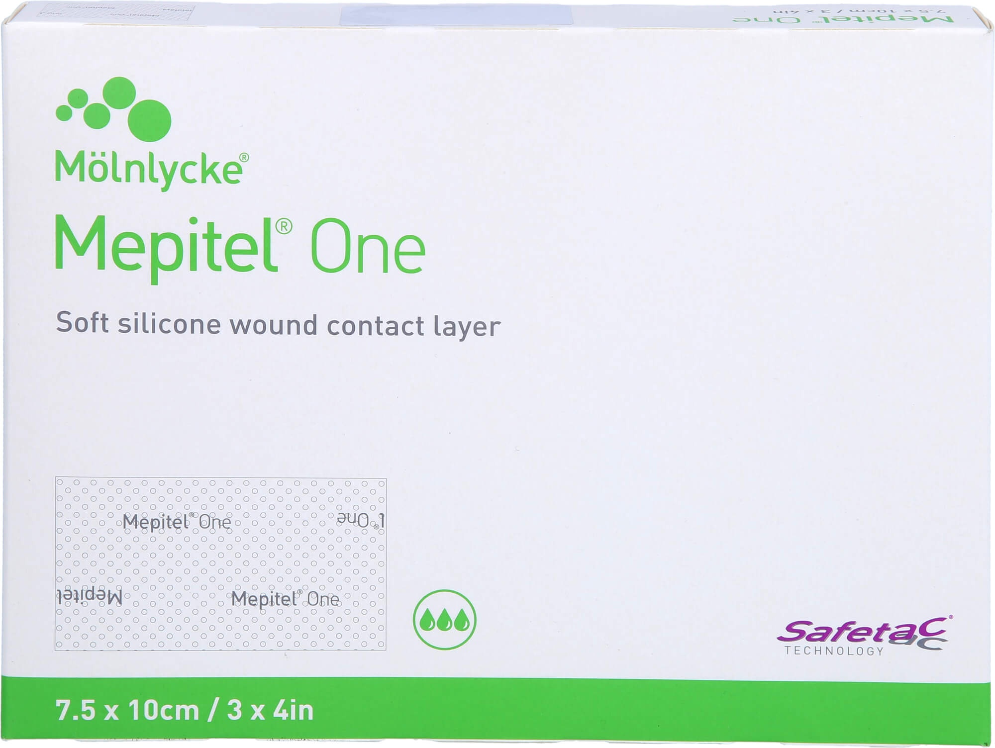 Mepitel One Silikon Netzverband 7.5x10 cm 10 ST