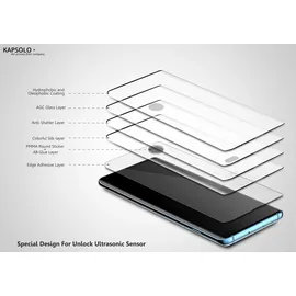 Kapsolo Displayschutzglas für Samsung Galaxy Note 20 Ultra 5G