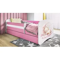 raumhirsch furniture Kinderbett 80 x 180 cm Holzwerkstoff rosa