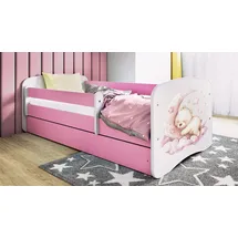 raumhirsch furniture Kinderbett 80 x 180 cm Holzwerkstoff rosa