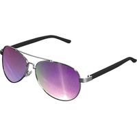 MSTRDS Sunglasses Mumbo Mirror, silver/purple, One Size