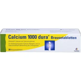 MYLAN DURA GMBH Calcium 1000 dura Brausetabletten 20 St.