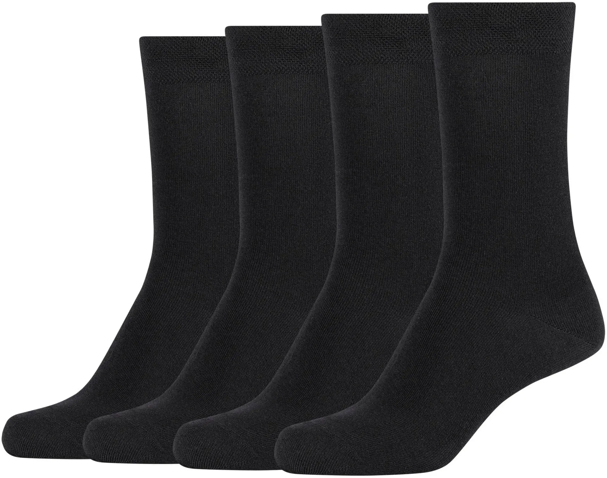 Camano Basicsocken, (4er-Pack) Camano schwarz 35 (38)