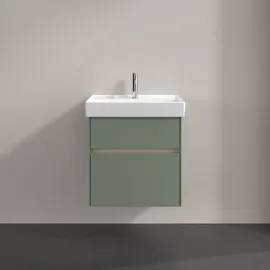 Villeroy & Boch Waschbeckenunterschrank Collaro 2 Auszüge 55,4 x 54,6 x 44,4 cm Soft Green