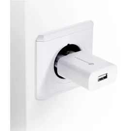 forcell USB Ladegerät 2A QC 3.0 Schnellladegerät Netzteil | Weiß