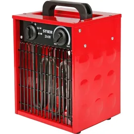 Stier Heizlüfter 2000 W Schwarz