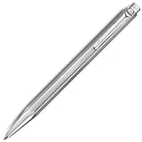 Caran D'Ache Kugelschreiber Ecridor mit Gratis Gravur (silber) | Aus Messing - Modernes Design - Rétro Versilbert/palladiert | SKU: 890487 | Kuli