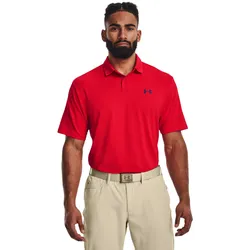 UNDER ARMOUR Performance 2.0 Golf Poloshirt Herren 890 - radio red/bauhaus blue S