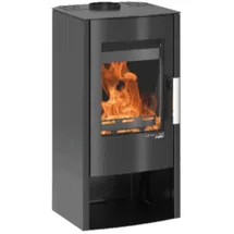 Haas + Sohn Rosenheim Kaminofen Stahl Perl-Schwarz
