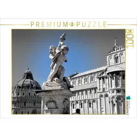 Calvendo Statue auf dem "Platz der der Wunder" mit Baptisterium (Puzzle)