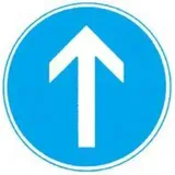 adco schilderfabrik gmbh VKZ.209-30 Ronde 600mm RAL2 Fahtricht geradeaus