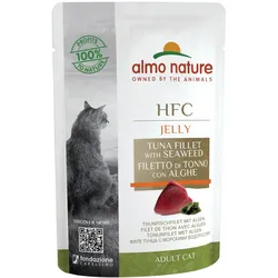 Almo Nature HFC Cuisine 55g Beutel Katzennassfutter 24 x 55 Gramm Thunfisch & Algen