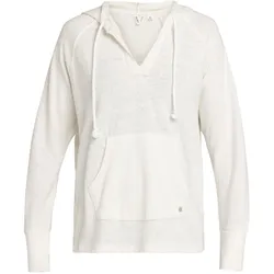 Kapuzensweatshirt ROXY "Destination Surf", Damen, Gr. XL, weiß, 55% Baumwolle, 45% Polyester, Langarm, Sweatshirts