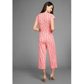 Hechter Paris Culotte-Overall mit Wickelteil orange|rosa 46