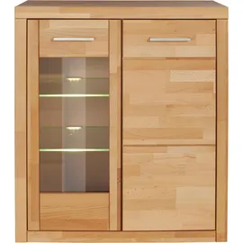 OTTO home Vitrine LOGO68 90 x 42 x 100 cm Beige